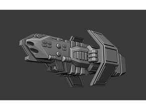 spaceship 3d print model - Mito3D