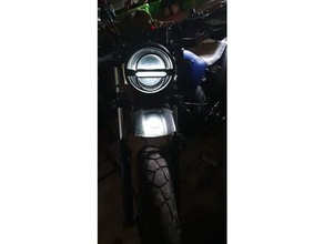 STL-Datei Scheinwerfer für ein Motorrad, Scheinwerfer für ein