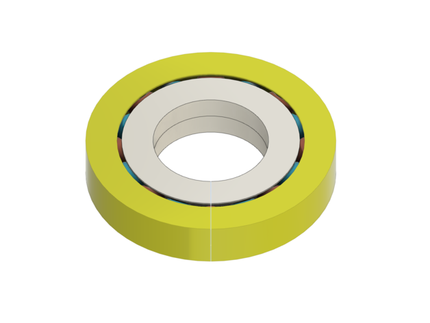 complètement paramteric tué palier 3D print model - Mito3D