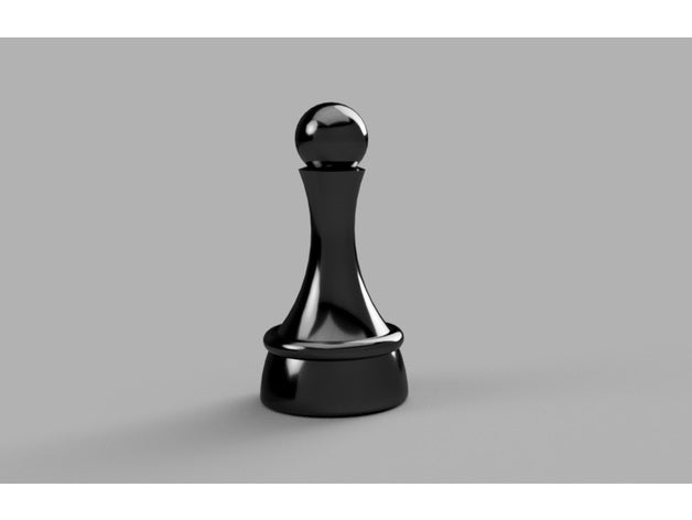 empeñar ajedrez bois fracasos madera peón peon230 pion 3D print model - Mito3D