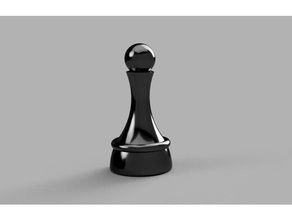 pedone ajedrez bois scacchi madera peon peon230 pione legna 3d print model - Mito3D
