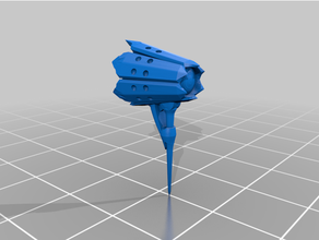 mhw hammer - magda floga dnd mini miniature prop monster hunter 3d print model - Mito3D