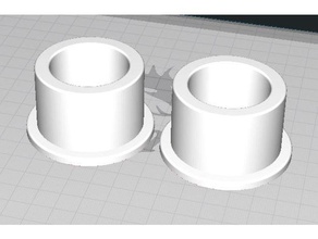 conversor tubo filamento 36 50mm para bobinas ender3 filament soporte 3d print model - Mito3D