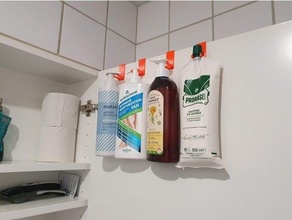 Badezimmer Kabinett Tür Haken Halter Unterstützung Zubehör Veranstalter Körper Lotion Rasieren Sahne Toilette 3d print model - Mito3D