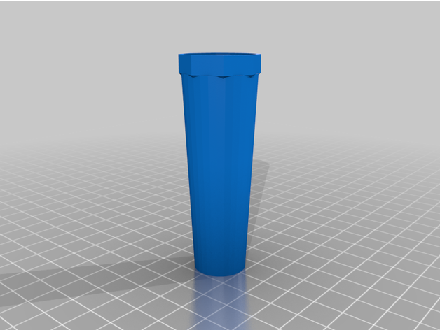 customized flashlight diffuser cap 3D print model - Mito3D