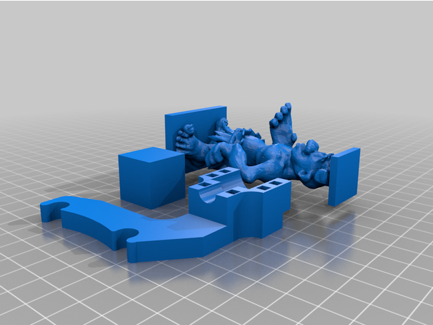 tubo flessibile titolare supporto superiore 3D print model - Mito3D