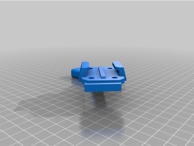 ender 3 glass bed gopro mount 3D print model - Mito3D