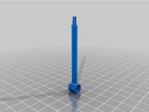 lego pneumatique piston arbre 64mm Célibataire agissant cylindre technique 3d print model - Mito3D