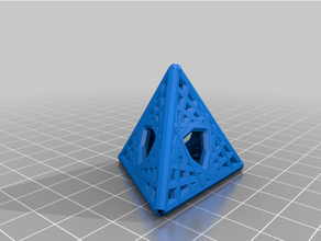 tetraedro hilorama tetraedrico 3d print model - Mito3D