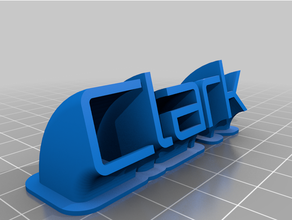 özelleştirilmiş Nefes kesici Clark 3d print model - Mito3D