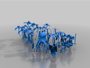 extraterrestre faune terrain 3d print model - Mito3D