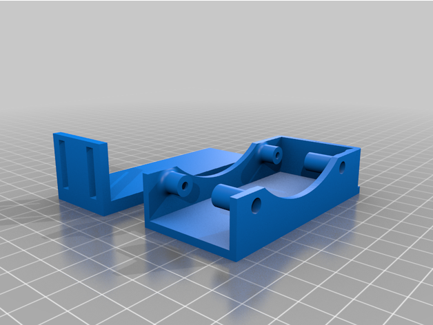 Montage Halterung zwo eaf 3D print model - Mito3D