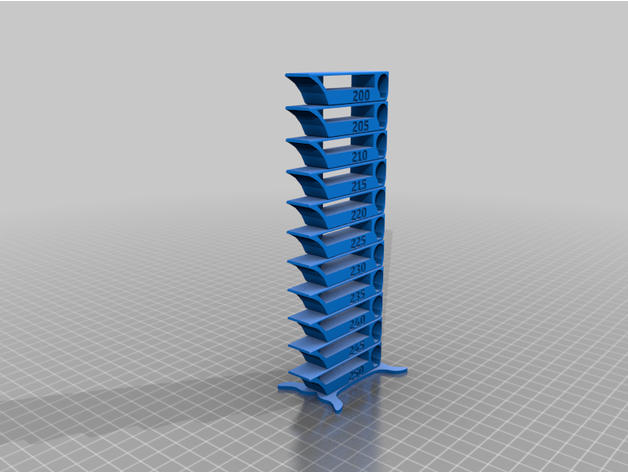 temp torri pla abs petg calibrazione stampante temperatura controllo test Torre Teatro maschera 3D print model - Mito3D