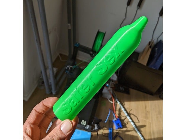 condom safersex 3D print model - Mito3D