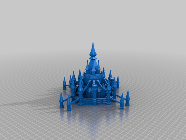 hyrule castle 3D print model - Mito3D