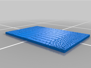 Krokodil Textur Leder Haut 3d print model - Mito3D