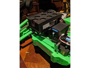 tarmo4 hinged locking tpu battery lid 3d print model - Mito3D