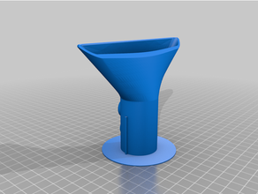 dyson wide nozzle - remix angled intake 3d print model - Mito3D