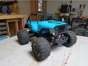 jeep yj body 3d print model - Mito3D