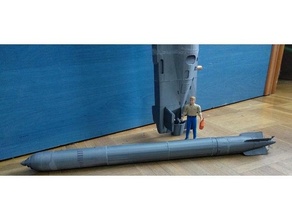 seehund u-boat 1 16 scale 3d print model - Mito3D