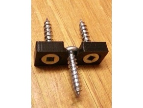 screw mount clips 4 6 8 10 clip hanger wall 3d print model - Mito3D