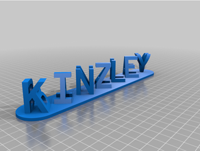 Kinzley coração banana personalizado 3d print model - Mito3D