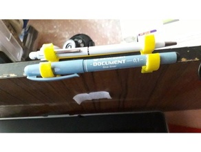 mount pencil pen shelf 3d print model - Mito3D