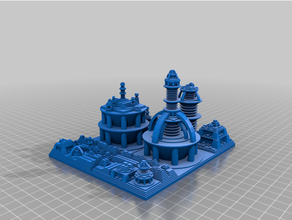 fish tank city small fisnsh customized 3d print model - Mito3D
