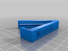 sac agrafe Marcela personnalisé 3d print model - Mito3D