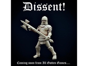 armored footman pollaxe 30mm 32mm boardgames dissent dnd dungeons dragons fantasy frostgrave game games gaming knight knights medieval miniature miniatures mordheim pathfinder polymodular roleplaying rpg skirmish soldiers tabletop ttrpg wargame wargames wargaming warhammer 3d print model - Mito3D