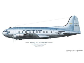 boeing 307 stratocruiser 1938 1936 1937 1939 1940 1941 1946 30s 40s 50s passeggeri aereo gioco guerra ww2 3d print model - Mito3D