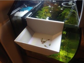 aquarium hang tray 3d print model - Mito3D