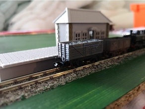 gauge coal truck model railroad railway 3d print model - Mito3D