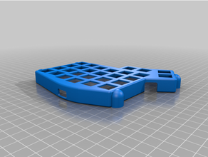iris keyboard case 3d print model - Mito3D