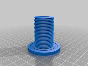 water barrel inlet outlet 3d print model - Mito3D