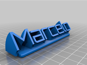 personalizado marcelo barriendo plato remezclar 3d print model - Mito3D