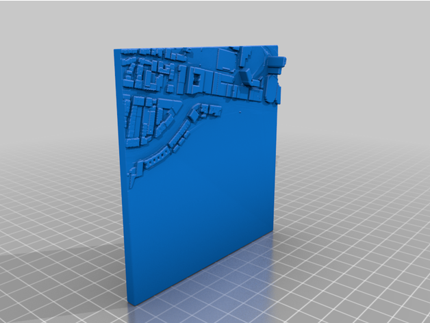 Boston şehir izi g 6 mimari bina Kent manzarası minicty ufuk çizgisi 3D print model - Mito3D