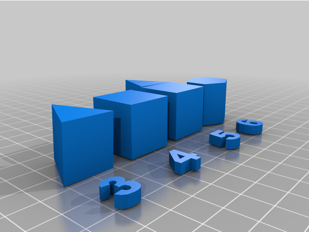 2nd grau básico formas 3D print model - Mito3D