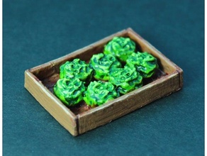 caixote saladas dnd suporte masmorra eleode mercadoria adereços salada vegetal 3d print model - Mito3D