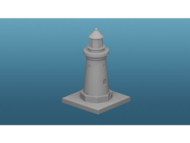 greeblecity phare 3D print model - Mito3D