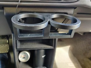 saab 900 double cup holder 3d print model - Mito3D