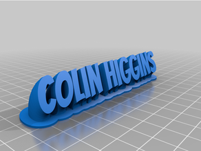 Colin personalizado 3d print model - Mito3D