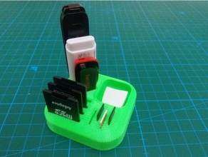 memoria tarjetas soporte sd microsd USB 3d print model - Mito3D