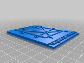 Meydan sunclock tangar testere mt Brezilya özelleştirilmiş 3d print model - Mito3D