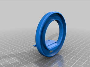 rgb status ring bullseye duct led octoprint 3d print model - Mito3D