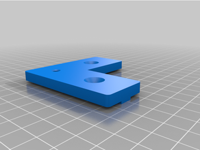 esquare 3030 extrusion fixation hardwarbr square 3d print model - Mito3D