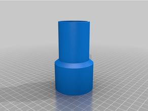 vuoto tubo flessibile adapter wand personalizzato 3d print model - Mito3D