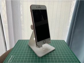 adjustable smartphone stand 3d printer tablet 3d print model - Mito3D
