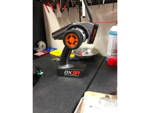 spektrum dx3r custom steering wheel updated 3d print model - Mito3D
