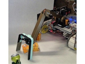 sacc 26 servo brazo obediente garra pulgada alcanzar robótica tecnología desafío ftc 3d print model - Mito3D